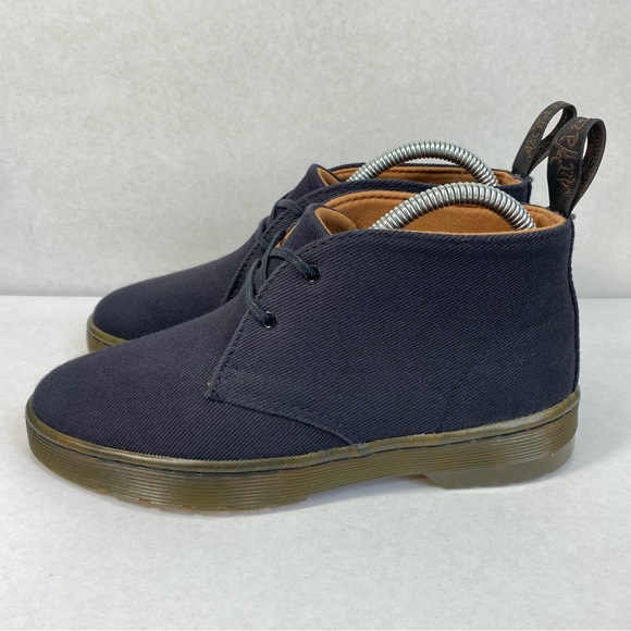 Doc Dr. Martens Daytona Black Corduroy Chukka Desert Boots Shoes Women’s Size 6 - Picture 4 of 15